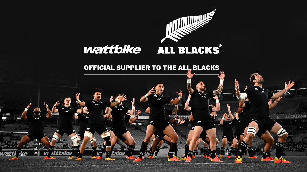 Wattbike are the official supplier to the New Zealand All Blacks