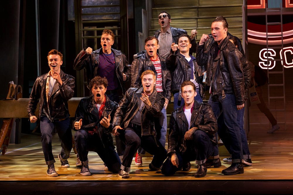 The Burger Palace Boys in Grease / Picture Credit: Sean Ebsworth Barnes