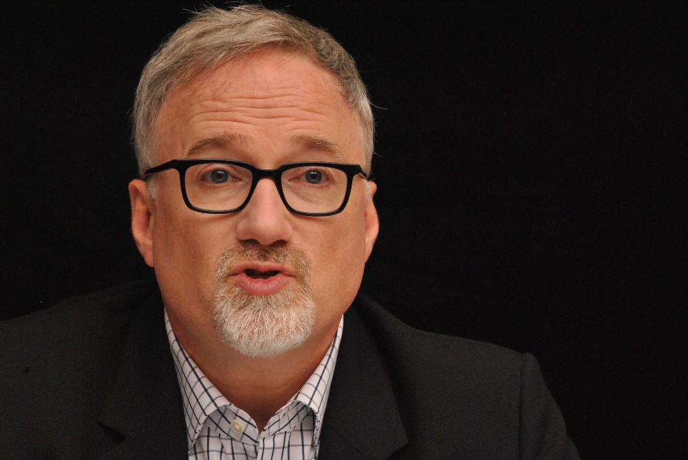 David Fincher at the Gone Girl press conference in New York, 2014 / Picture Credit: Shooting Star/SIPA USA/PA Images