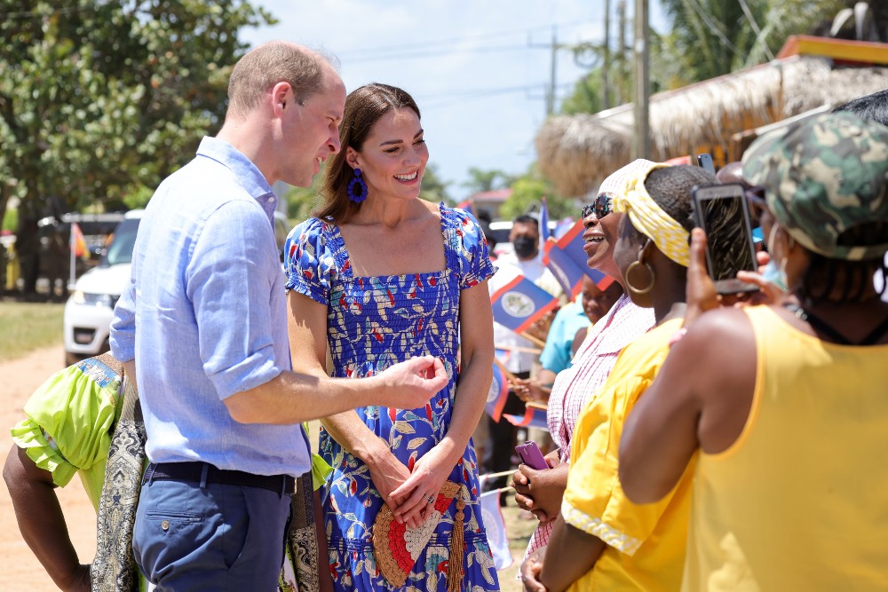 Their Royal visit also meant they were able to attend the Festival of Garifuna Culture in Hopkins, which is considered to be the cultural centre of the Garifuna community in Belize. There, they met some locals who had come out to celebrate their arrival. / Picture Credit: Chris Jackson/PA Wire/PA Images