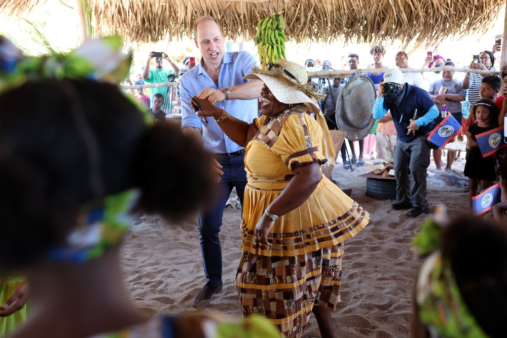 Prince William let go of any inhibitions during his time at the Festival, enjoying a dance with one of the locals. / Picture Credit: Chris Jackson/PA Wire/PA Images