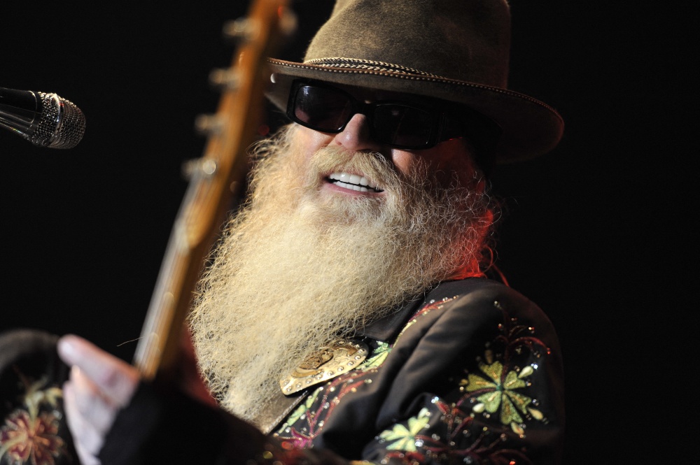 ZZ Top musician Dusty Hill at La Pinede in Antibes, July 2011 / Picture Credit: Masante Patrice/Pixel Press/ABACA/PA Images