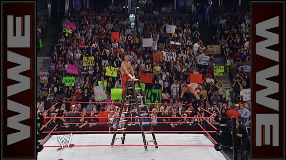 The Intercontinental Title was on the line in a match between Eddie Guerrero and Rob Van Dam at Raw in 2002 / Picture Credit: WWE