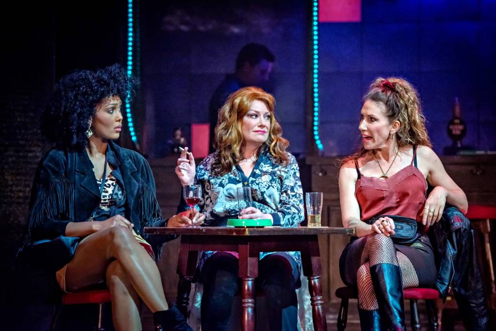 Emma Osman, Laurie Brett and Gaynor Faye in Kay Mellor's Band of Gold / Photo Credit: Robling Photography