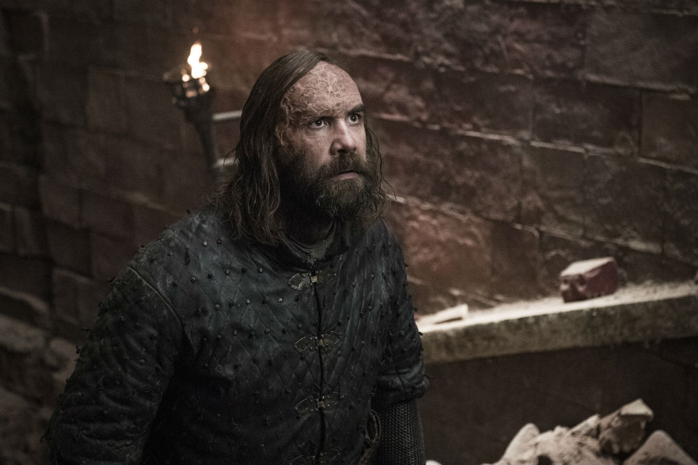 Rory McCann as The Hound in Game of Thrones Season 8 / Photo Credit: HBO