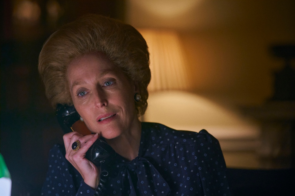 Gillian Anderson as Prime Minister Margaret Thatcher in The Crown / Picture Credit: Netflix