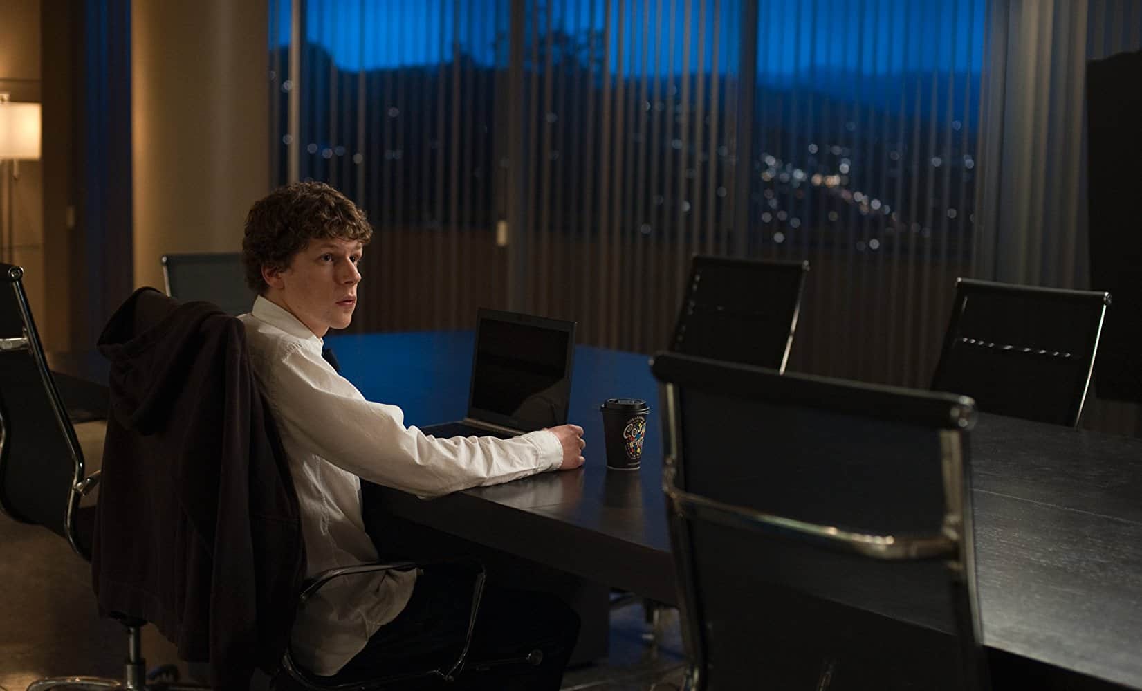 Jesse Eisenberg took the lead role of Mark Zuckerberg in The Social Network