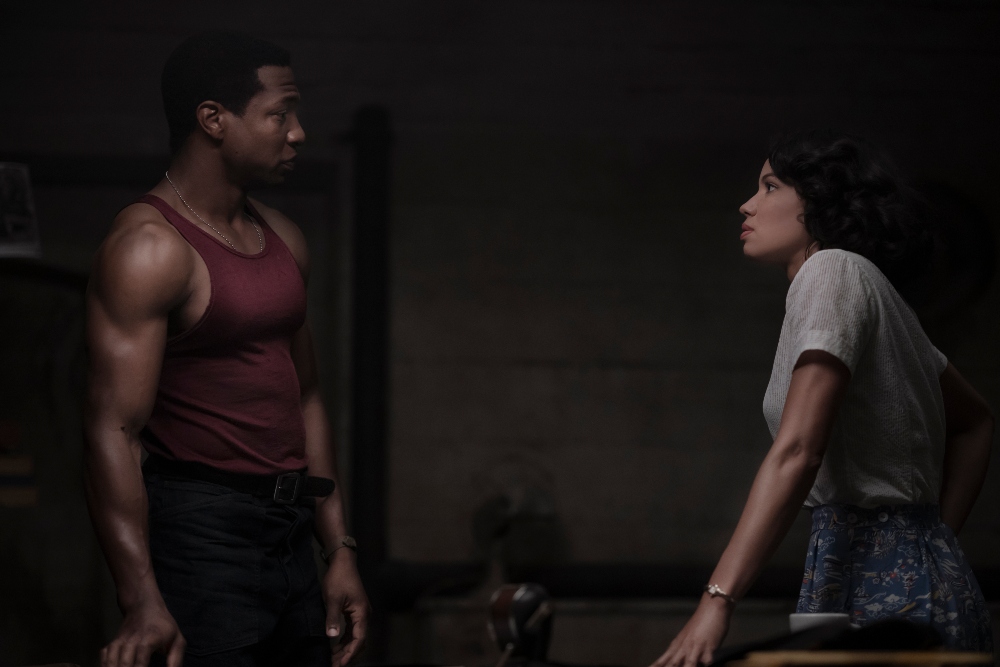 Jonathan Majors as Atticus Freeman and Jurnee Smollett-Bell as Leti Lewis in Lovecraft Country / Picture Credit: HBO