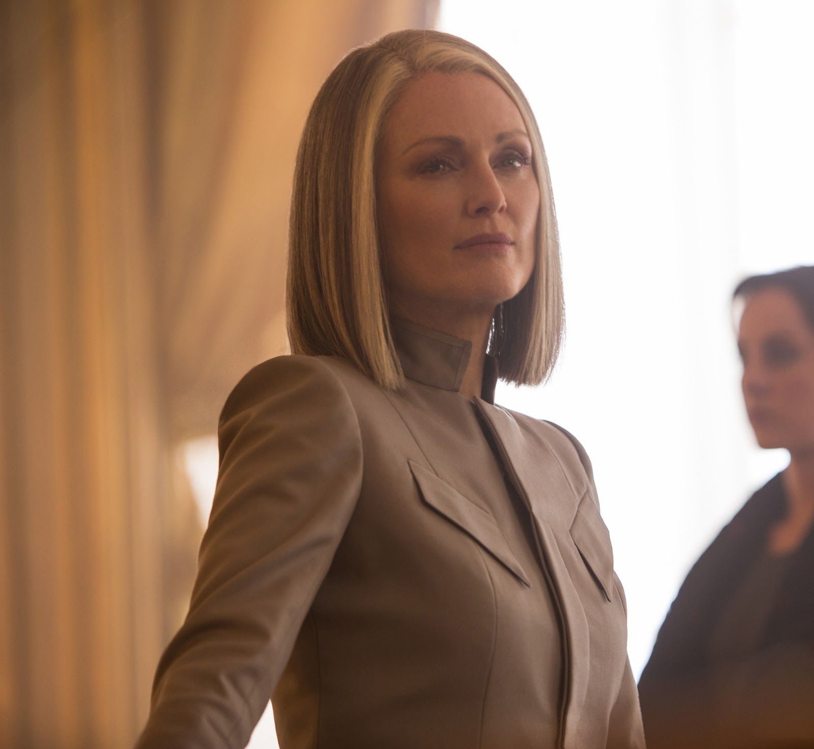 Julianne Moore as President Coin / Photo Credit: Warner Bros. Pictures