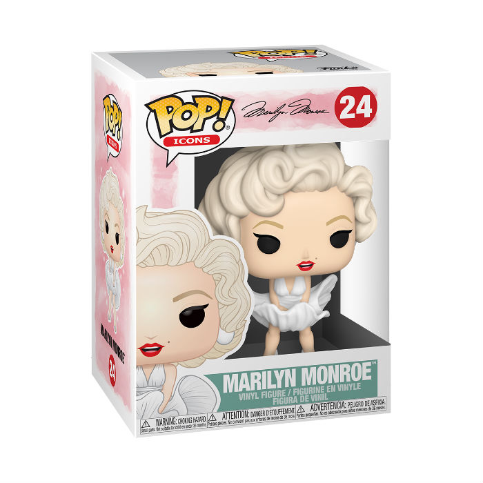 Marilyn Monroe meets the POP! Icons Funko line