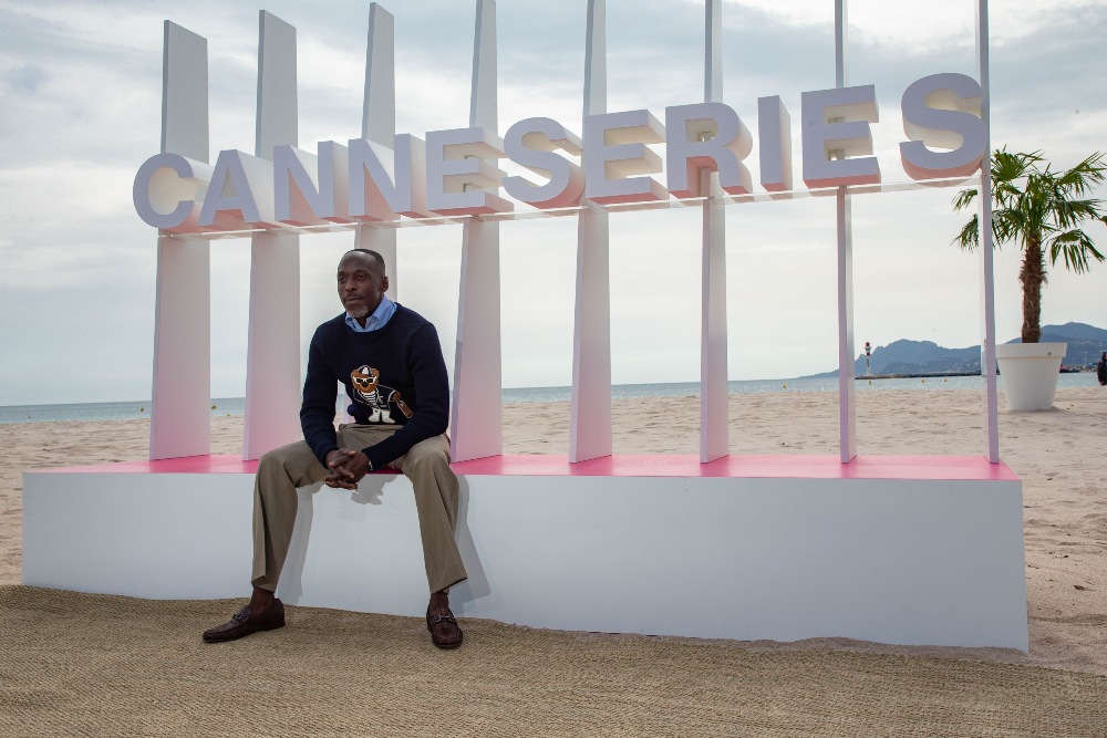 Michael K Williams at a photocall for the jury of the Official Competition of the 1st Cannes International Series Festival / Picture Credit: Roland Macri/Belga/PA Images