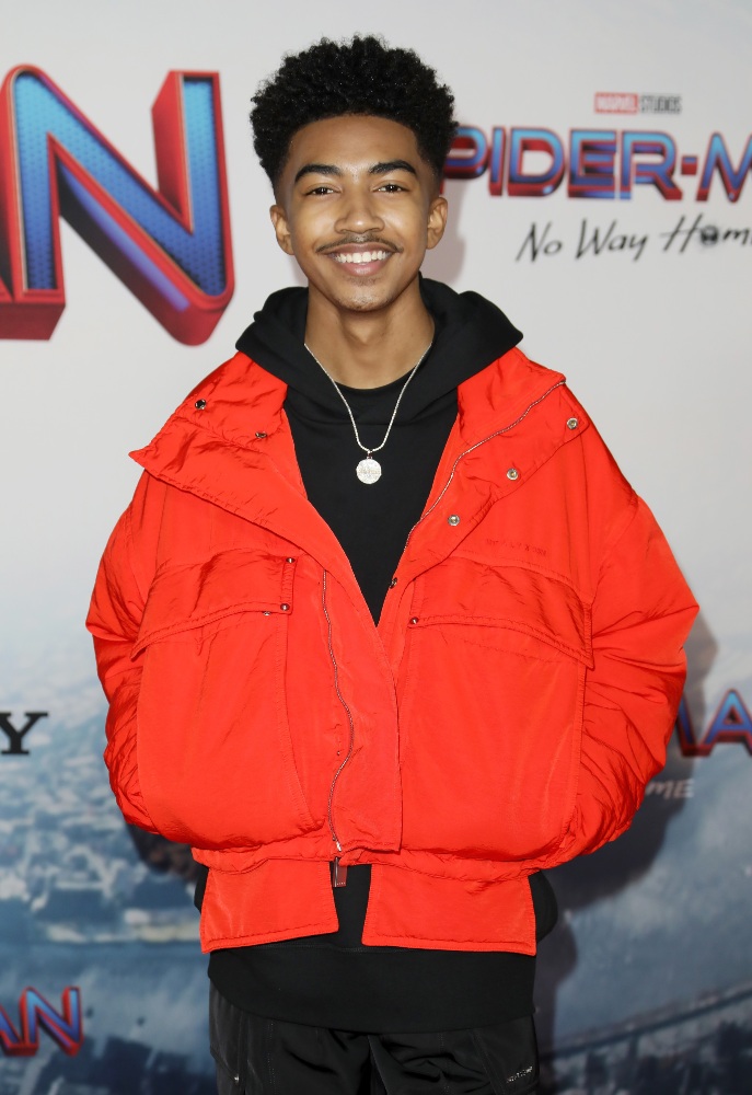 Miles Brown, seen here at the Spider-Man: No Way Home premiere in LA, December 2021 / Picture Credit: Sipa USA/SIPA USA/PA Images