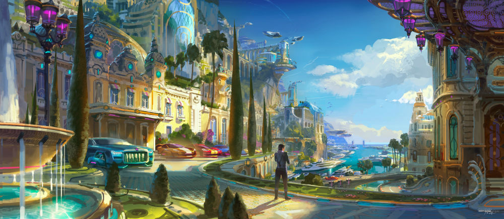 Concept art for Monte Carlo / Photo Credit: Blizzard Games