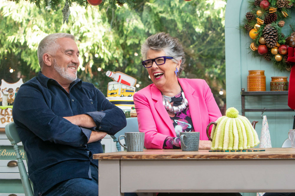 Paul Hollywood and Prue Leith return for The Great Festive Bake Off in January 2020 / Photo Credit: Mark Bourdillon/Channel 4