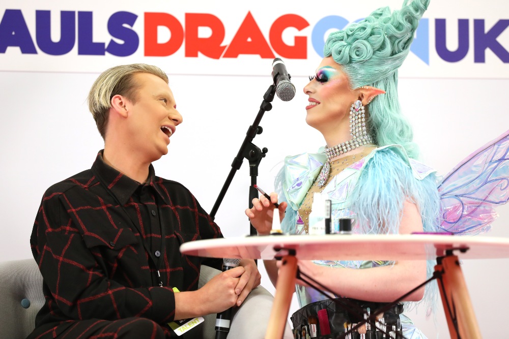 Blu Hydrangea (right) at RuPaul's DragCon UK 2020 / Picture Credit: RuPaul’s DragCon presented by World of Wonder