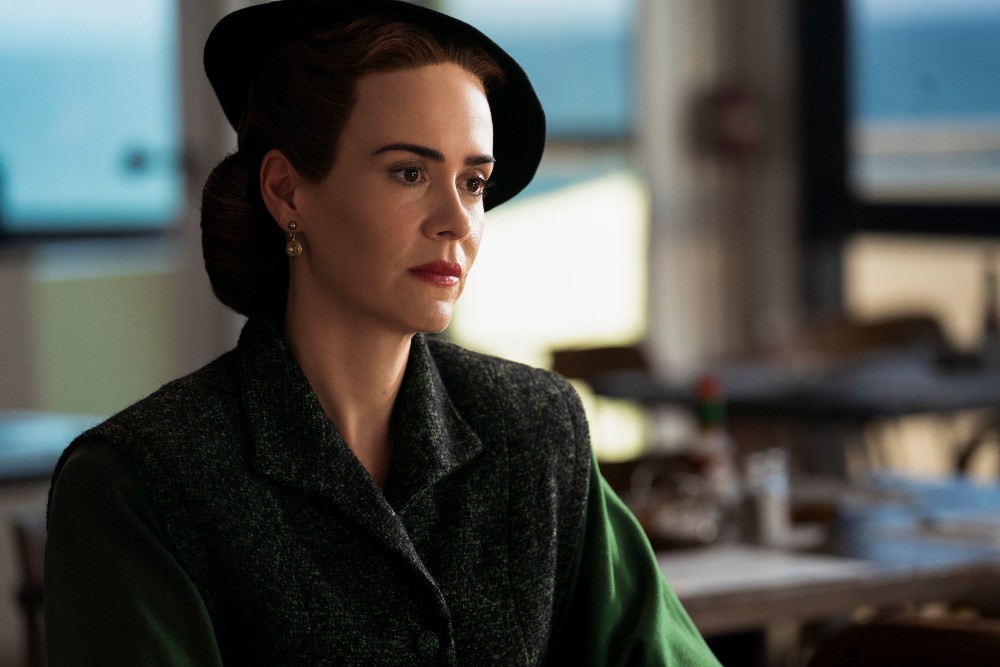 Sarah Paulson takes on the titular role of Nurse Mildred Ratched in the Ryan Murphy Netflix series / Picture Credit: Saeed Adyani/Netflix