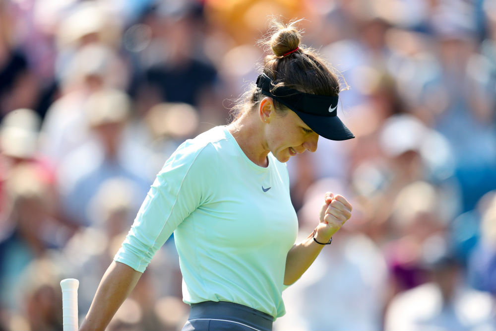 Simona Halep on day four of the 2019 Nature Valley International / Photo Credit: Bradley Collyer/PA Wire/PA Images