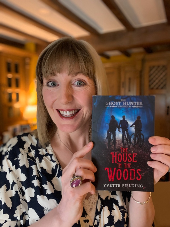 Yvette Fielding is releasing The House in The Woods, the first in her Ghost Hunter Chronicles book series