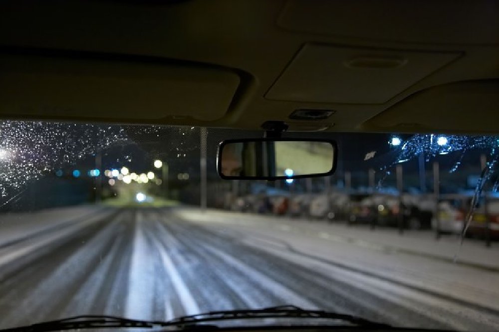 Night driving in poor conditions