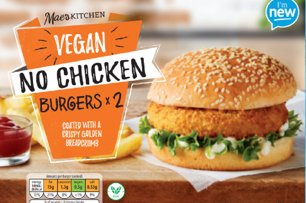 Aldi's Vegan No Chicken Burgers