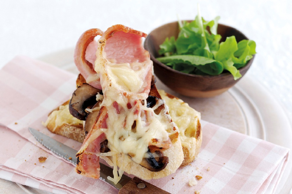 Bacon Connoisseurs Week: Bacon, Gruyere and Mushroom Melt Recipe