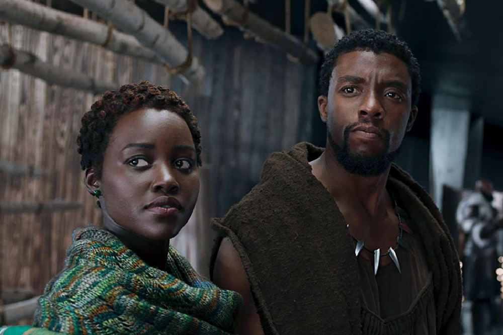 Lupita Nyong’o and Chadwick Boseman in Black Panther / Picture Credit: Marvel Studios
