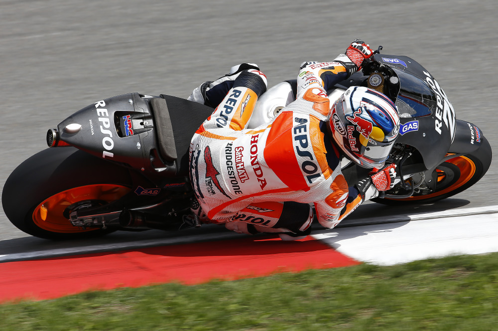 Dani Pedrosa gets his hands on The New 2015 RC213V Motorcycle