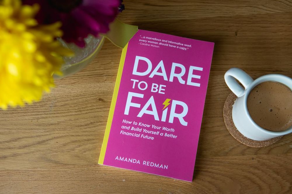 Dare To be fair book cover by Amanda Redman Photo-credit-Emily-Brown-Photography.