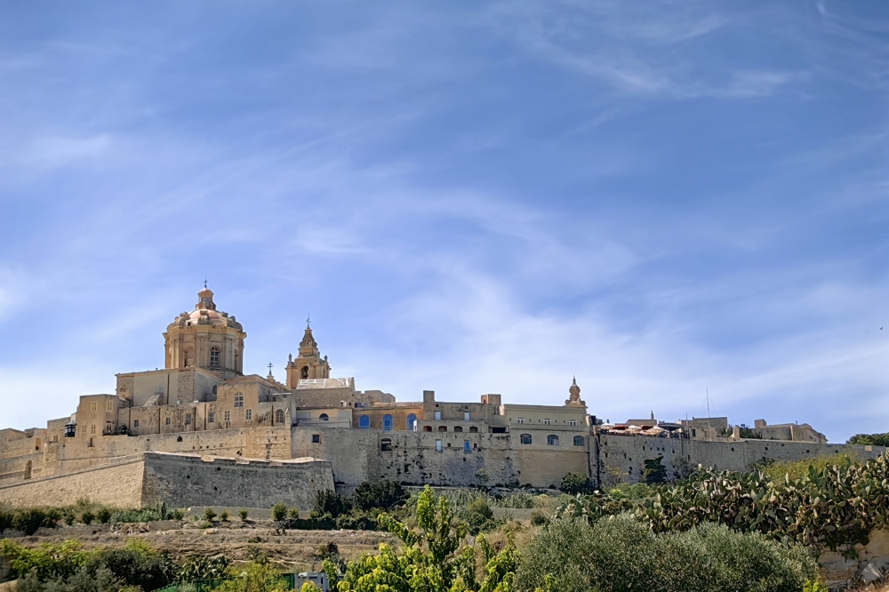 Mdina rises on the hill-top and can be seen for miles around, a fitting location for the former ancient capital of Malta  (Image credit: Aurora Nova)