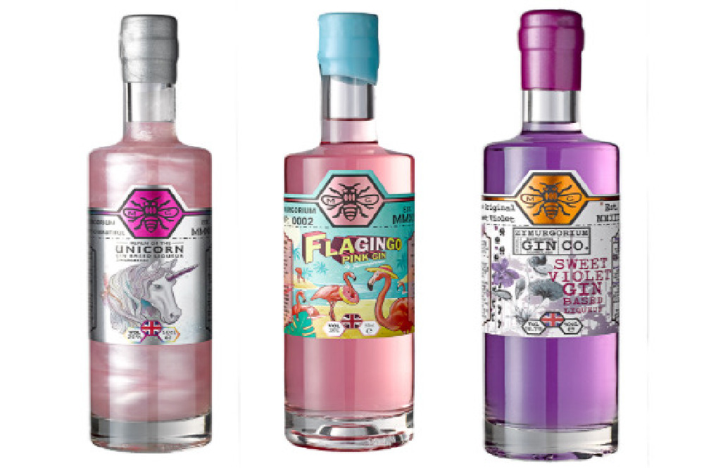 The gins come in three delicious flavours