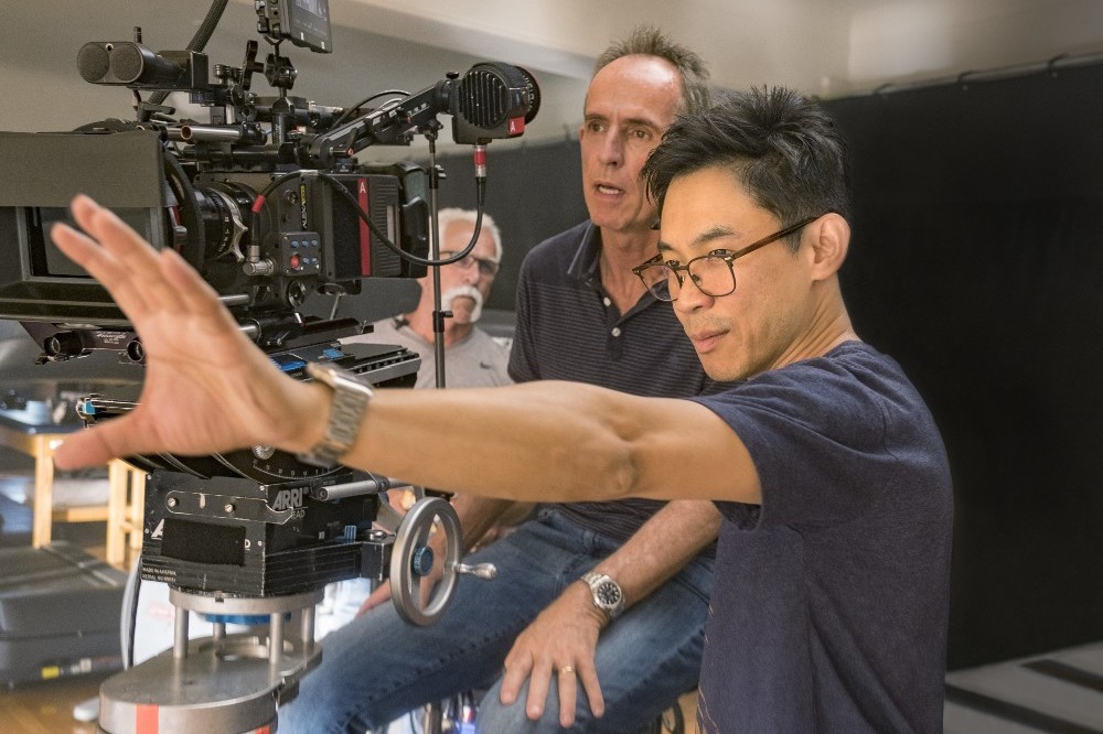 James Wan behind the scenes of his incredible creation, Malignant / Picture Credit: Warner Bros.
