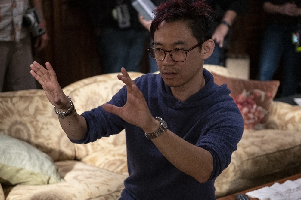 Director James Wan on the set of Malignant / Picture Credit: Warner Bros.