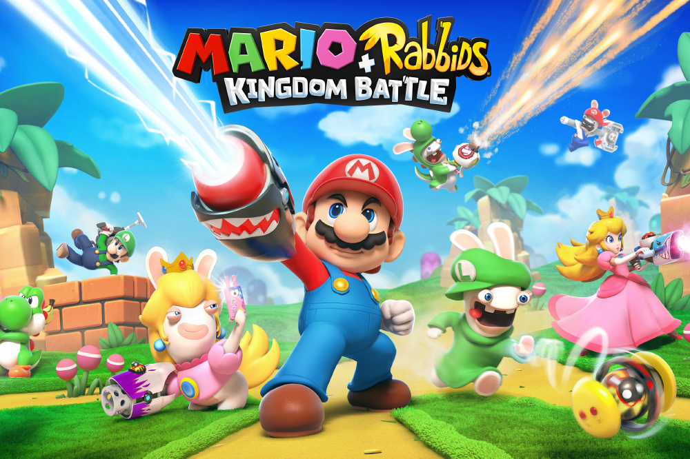 The worlds of Super Mario and the Rabbids collide