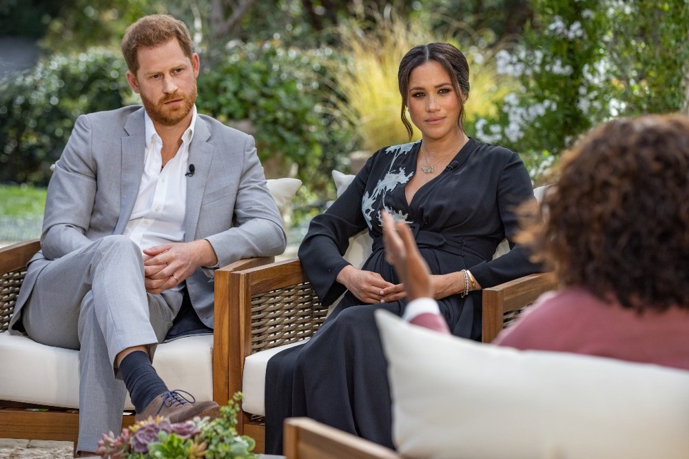 Prince Harry and Duchess Meghan sat down with Oprah / Picture Credit: ITV