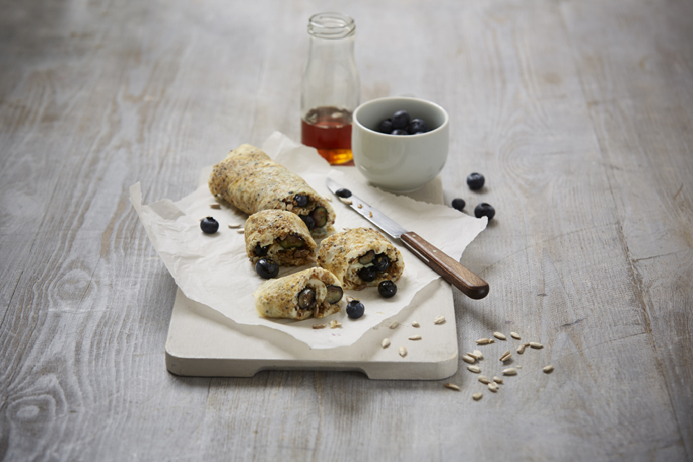 Quinoa, Blueberry and Maple Roll-Up