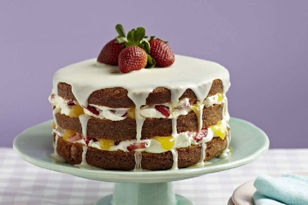 Strawberry and Lemon Cake Recipe