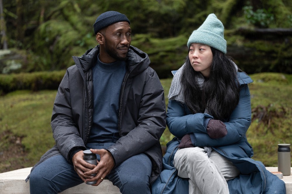 Mahershala Ali and Awkwafina in Swan Song / Picture Credit: Apple TV
