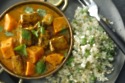 Sweet Potato and Tofu Curry with Cauli Rice