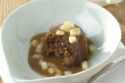 Sticky gingerbread puddings with Toffee Pear Sauce