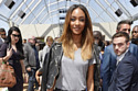Jourdan Dunn kept it chic in her jeans and tee combo