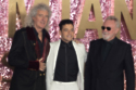 Rami Malek with Brian May and Roger Taylor at the Bohemian Rhapsody world premiere / Photo Credit: JW/Famous