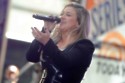 Kelly Clarkson performing on NBC Today
