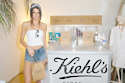 Kendall Jenner shows off festival style at the Khiels pop-up at Coachella
