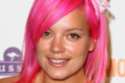 Lily Allen has a pink moment