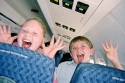 Noisy kids are the number one annoying in-flight issue
