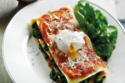 Open Lasagne With Spinach And Poached Egg