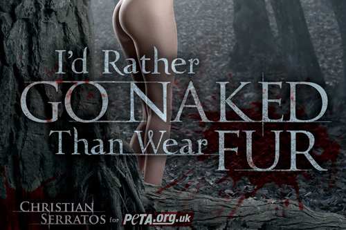 serratos naked anti-fur Christian
