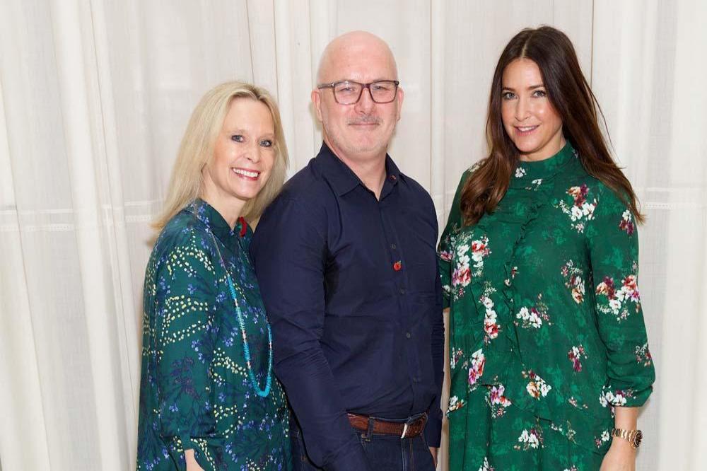 Alison and Mike Battle and Lisa Snowdon