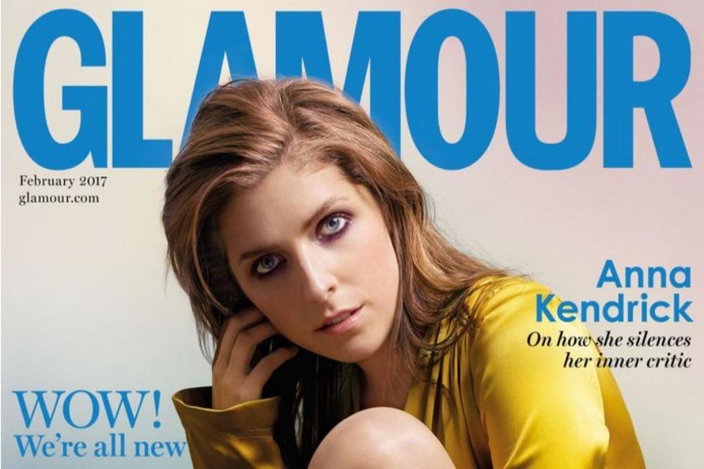 Anna Kendrick on Glamour magazine cover