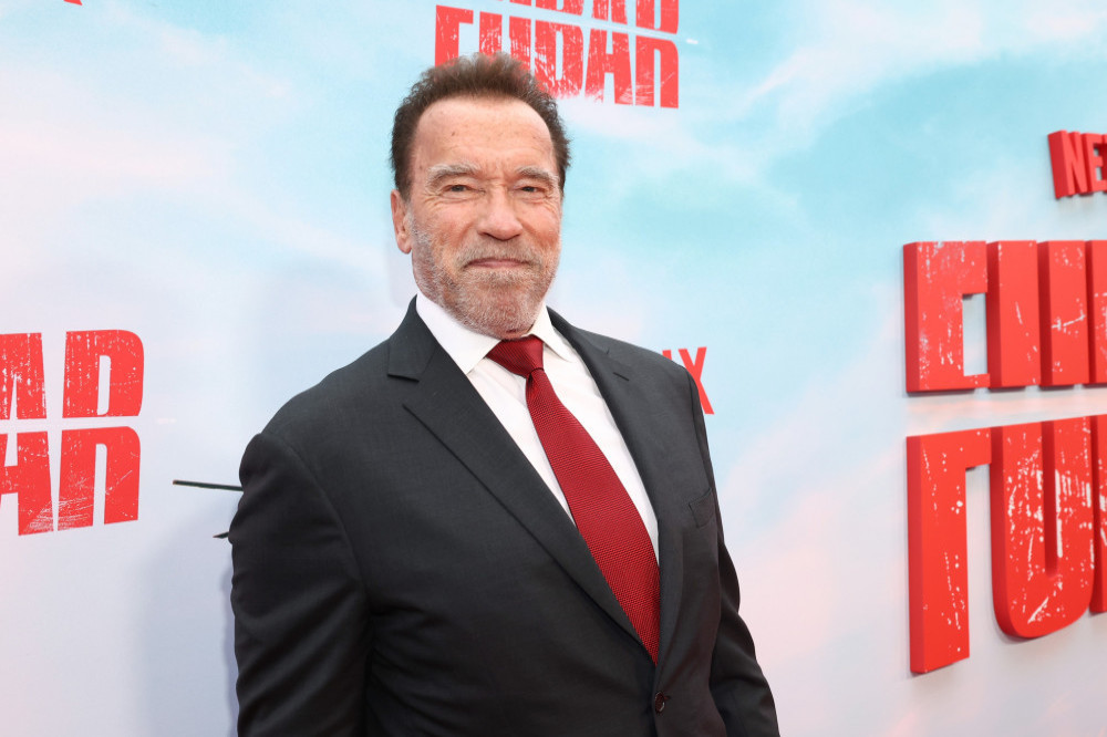 Arnold Schwarzenegger made light of his brush with the law during an appearance at a charity event